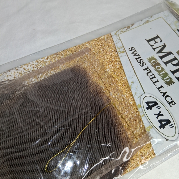 Empire Gold Swiss Full Lace Hair Accessory - Black - Picture 6 of 9